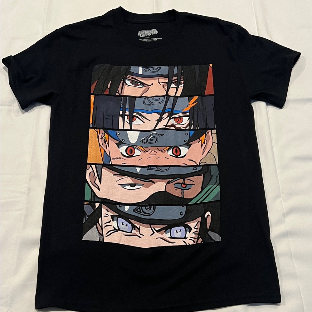 Black Graphic T-Shirt - Naruto